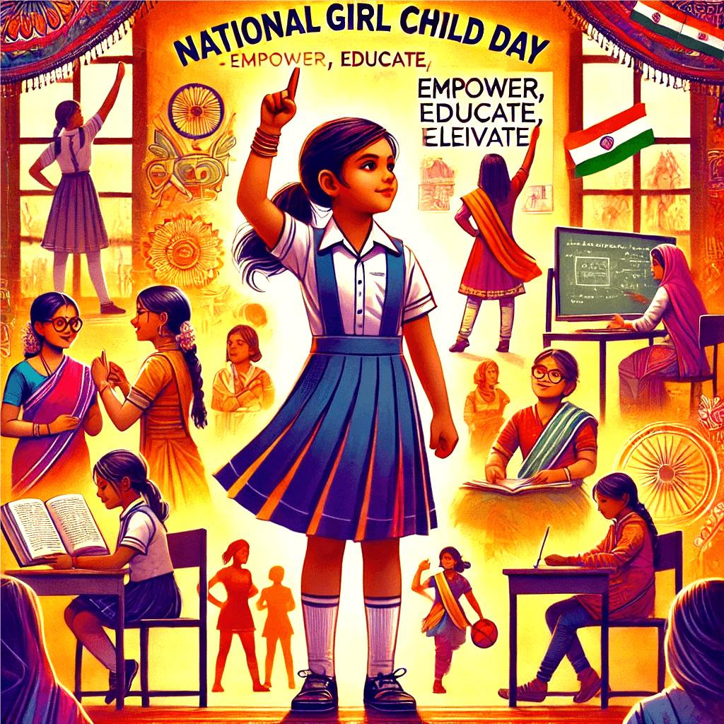 National Girl Child Day 2025: Inspiring Girls to Champion Gender Equality.